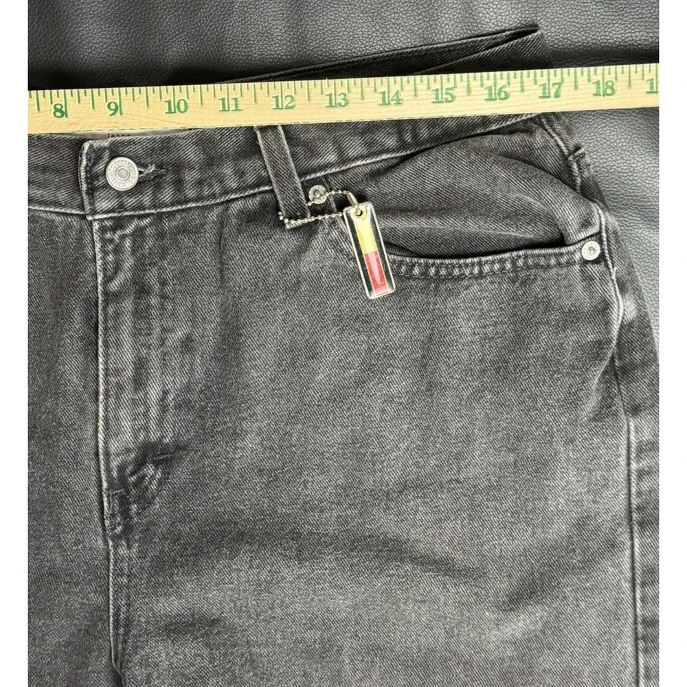 Tommy Hilfiger Vintage 90s Black Jeans Baggy Streetwear High Rise 34x29.5 Unisex